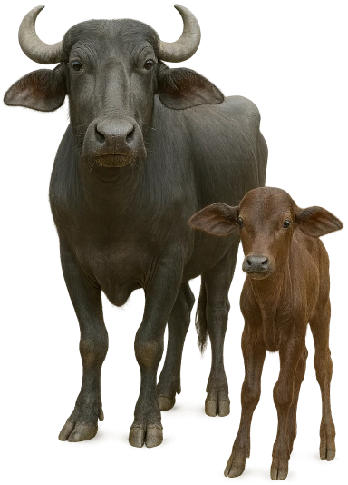Cow and Calf
